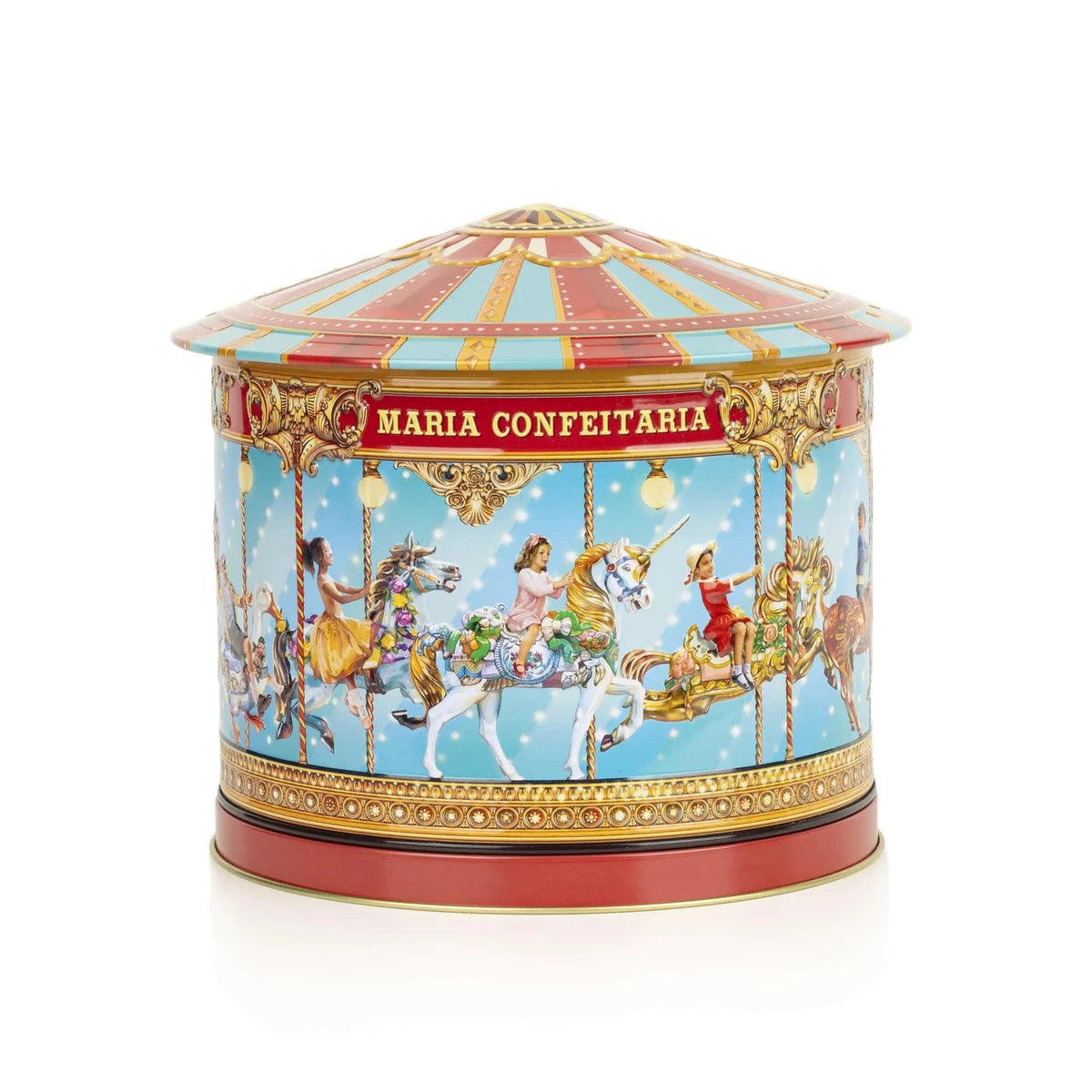 Lata de Música com Bolachas "Carrossel" Maria Confeitaria 300g